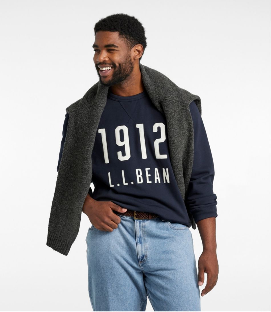 Men's Signature Rugged Crewneck Sweatshirt L.L.Bean New