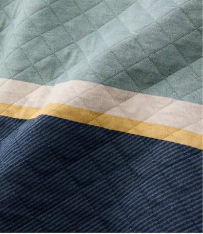 Men's Quilted Sweatshirt, Crewneck, Stripe L.L.Bean Featured