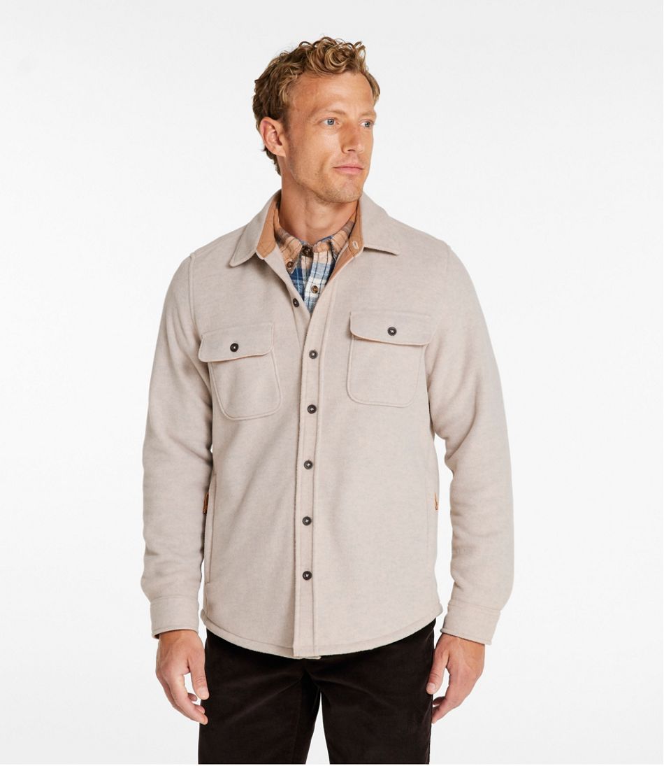 Men's Bean's Mariner Fleece Shirt L.L.Bean Recommended