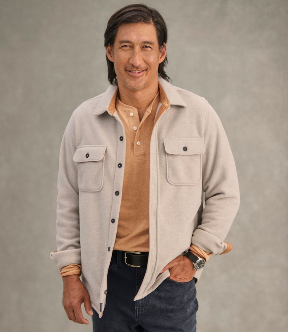 Men's Bean's Mariner Fleece Shirt L.L.Bean Recommended