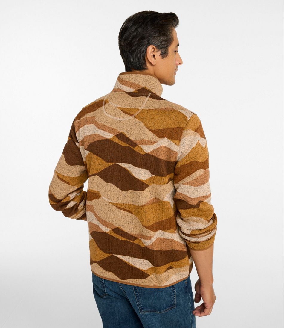 Men's L.L.Bean Sweater Fleece Pullover, Print L.L.Bean Essential