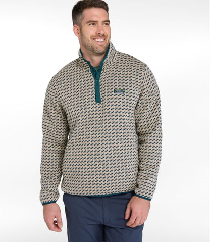 Men's L.L.Bean Sweater Fleece Pullover, Print L.L.Bean Essential