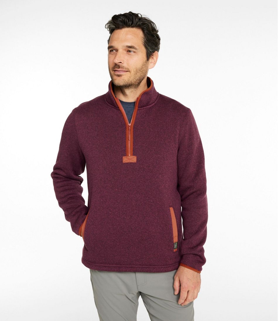 Men's Bean's Sweater Fleece Half-Zip Pullover L.L.Bean Everyday