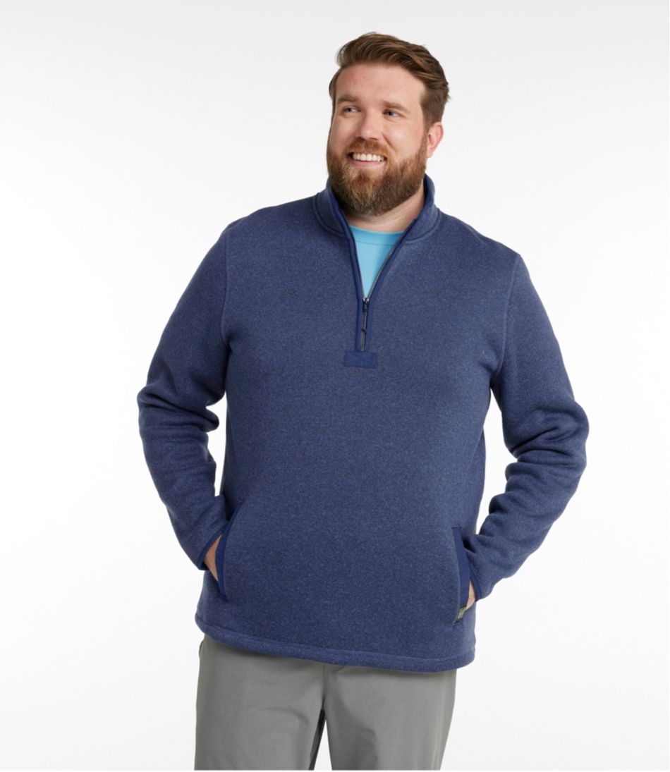 Men's Bean's Sweater Fleece Half-Zip Pullover L.L.Bean Everyday