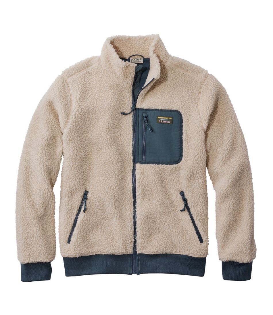 Men's Bean's Sherpa Fleece Jacket L.L.Bean New