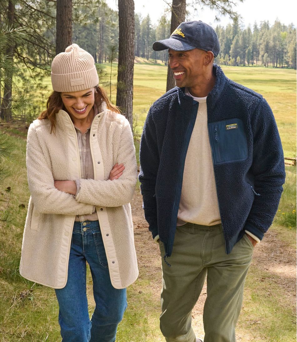 Men's Bean's Sherpa Fleece Jacket L.L.Bean New