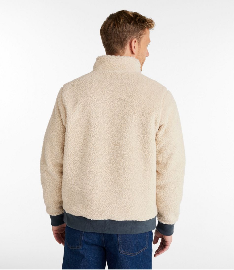 Men's Bean's Sherpa Fleece Jacket L.L.Bean New