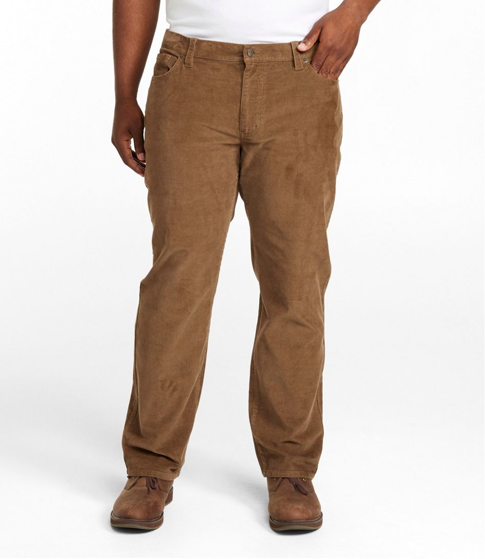 Men's BeanFlex® Corduroy Pants, Five-Pocket, Standard Fit, Straight Leg L.L.Bean Premium