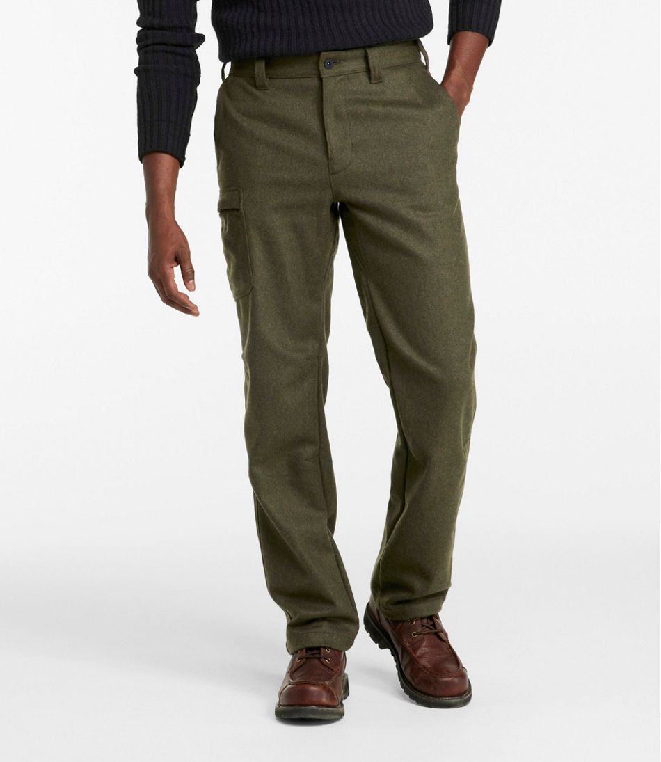 Men's Maine Guide Lightweight Wool Pants L.L.Bean Featured