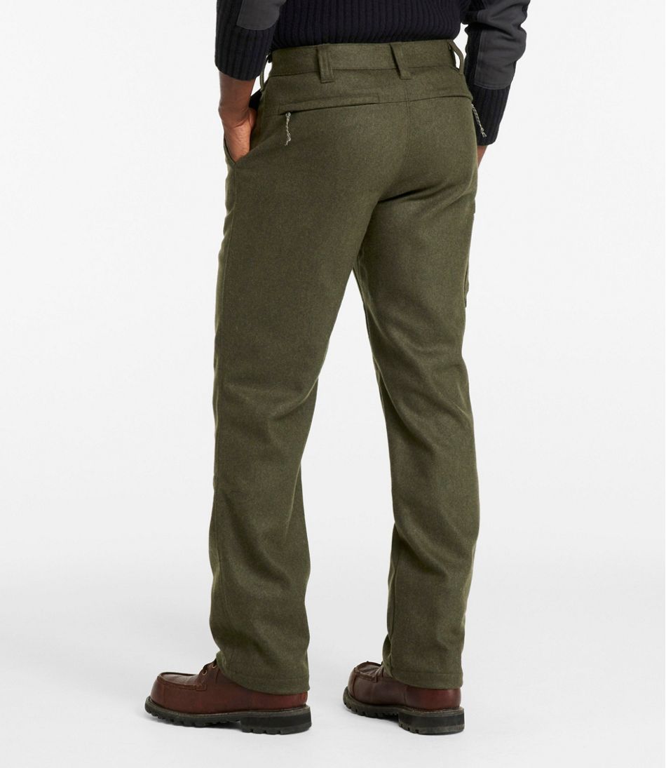 Men's Maine Guide Lightweight Wool Pants L.L.Bean Featured