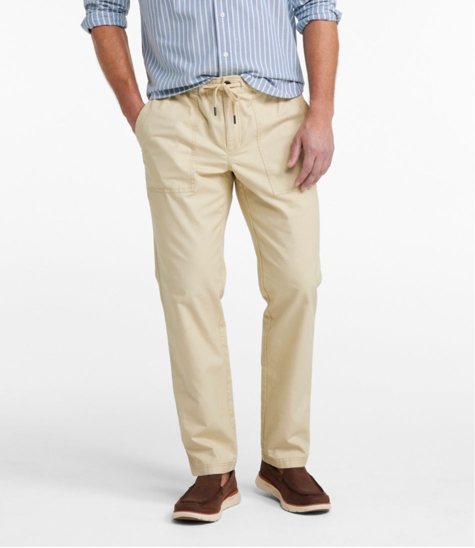Men's Sunwashed Pants, Standard Fit, Straight Leg L.L.Bean Essential