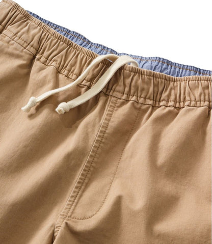 Men's Lakewashed Stretch Khaki Shorts, Pull-On, 8" L.L.Bean Popular