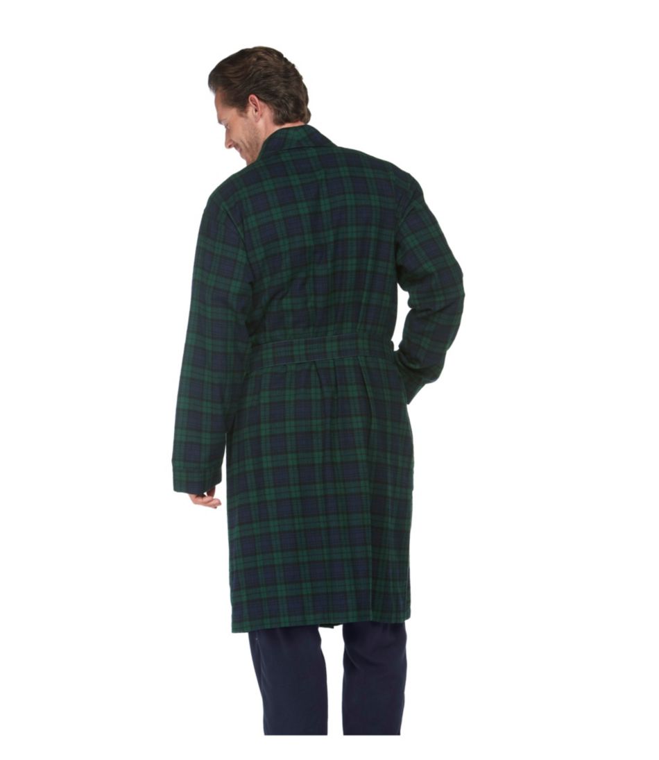 Men's Scotch Plaid Flannel Robe L.L.Bean Value