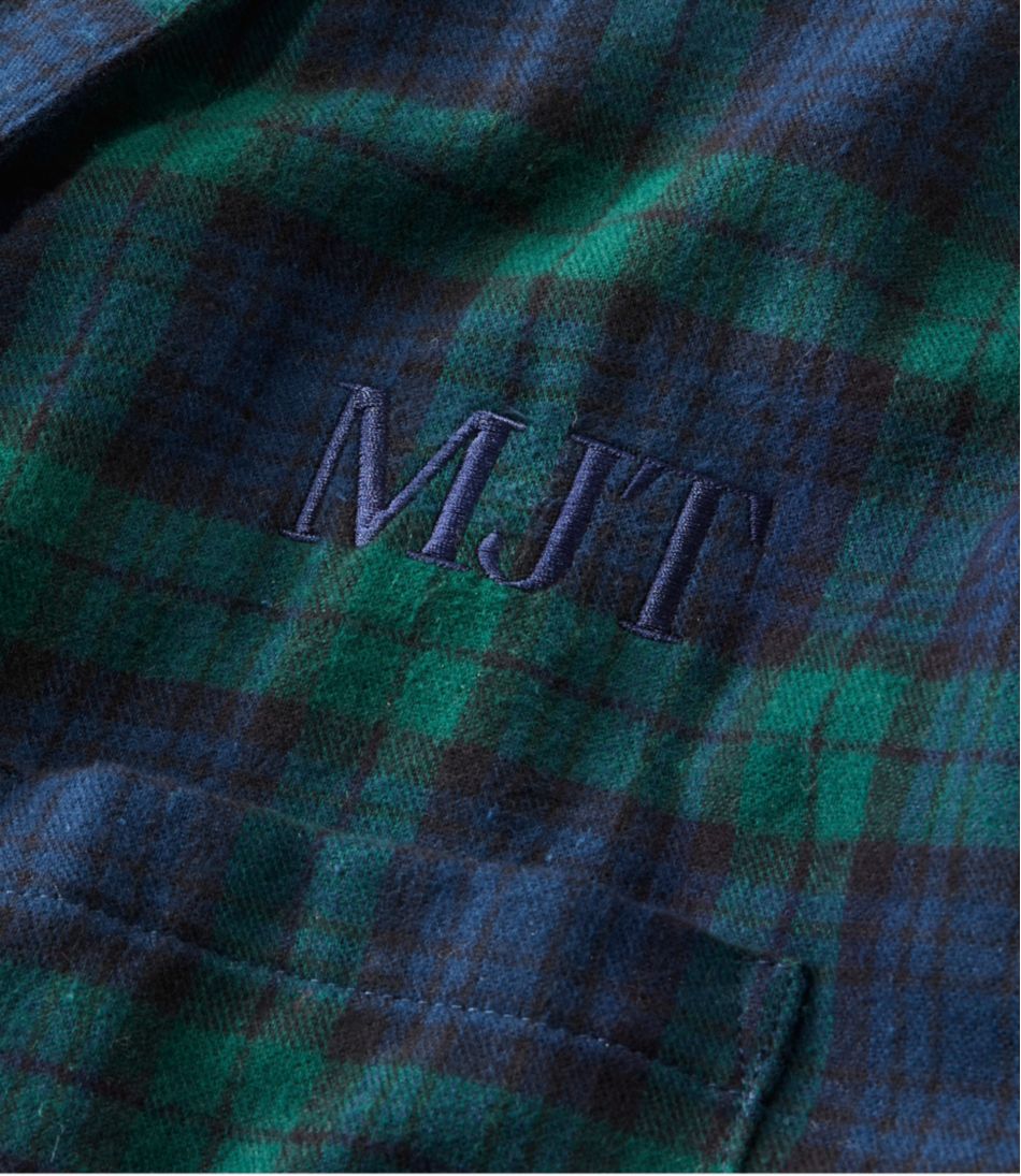 Men's Scotch Plaid Flannel Robe L.L.Bean Value