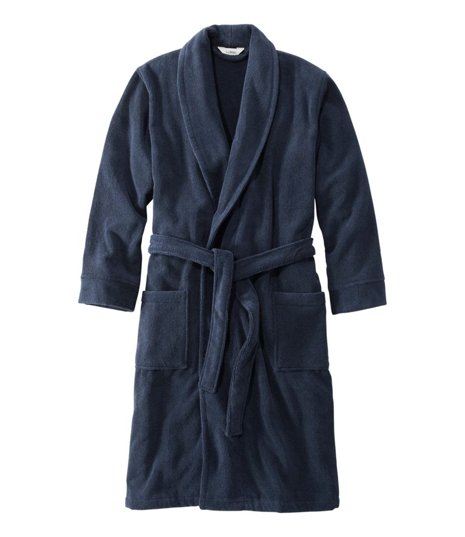 Men's Terry Cloth Cotton Robe L.L.Bean Premium