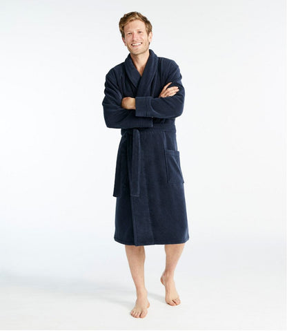 Men's Terry Cloth Cotton Robe L.L.Bean Premium
