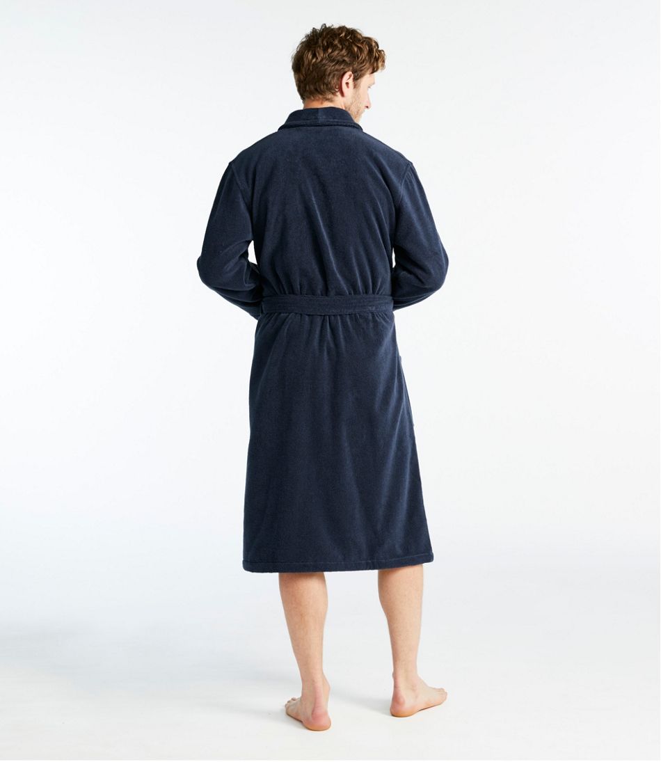 Men's Terry Cloth Cotton Robe L.L.Bean Premium