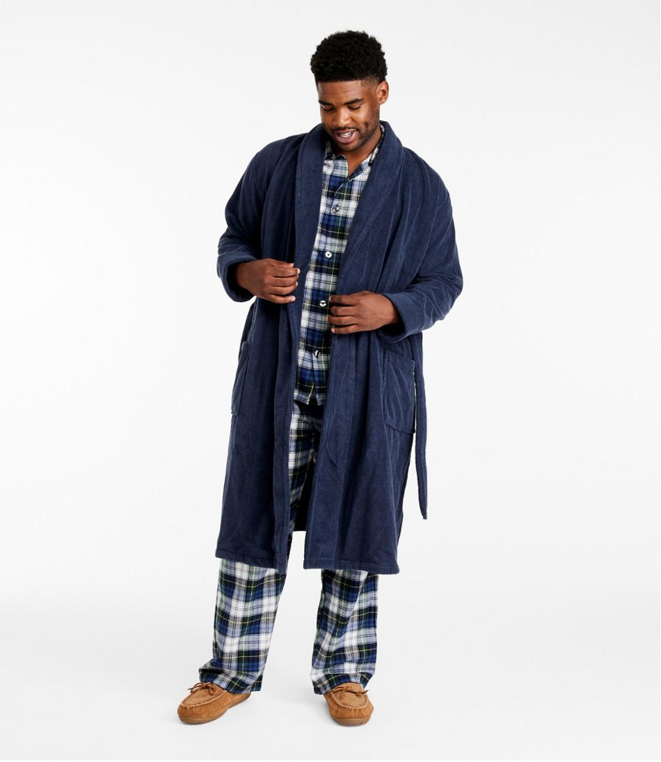 Men's Terry Cloth Cotton Robe L.L.Bean Premium