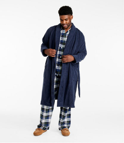 Men's Terry Cloth Cotton Robe L.L.Bean Premium