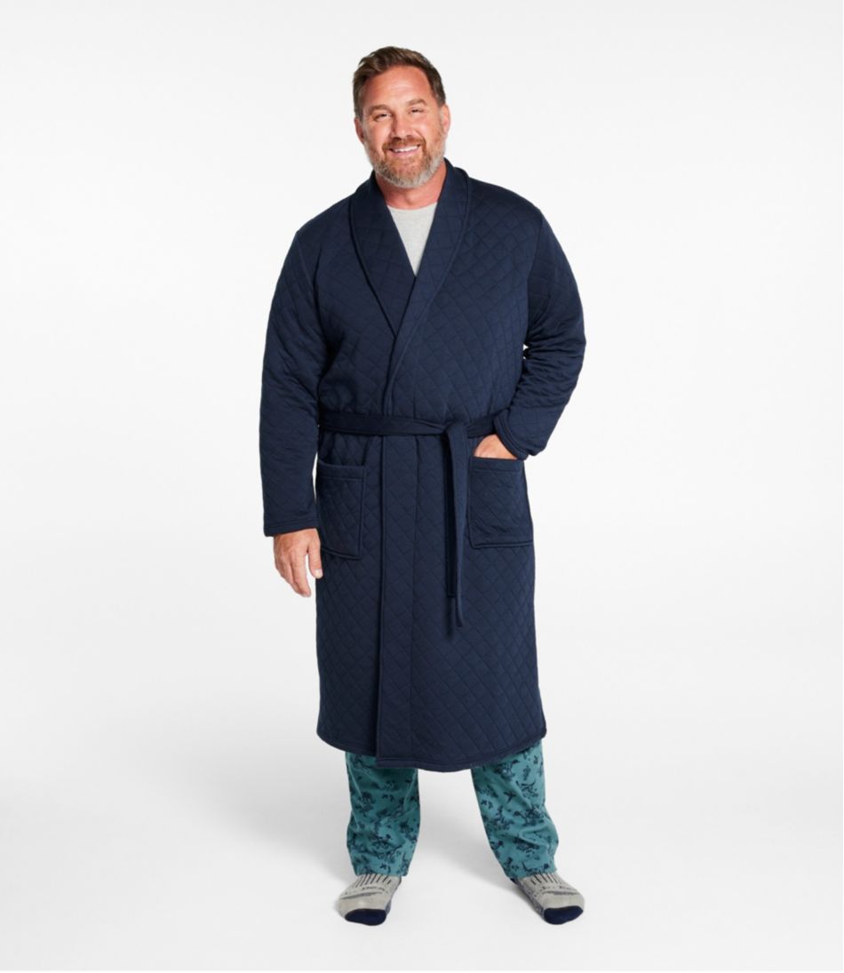 Men's Quilted Robe L.L.Bean Featured