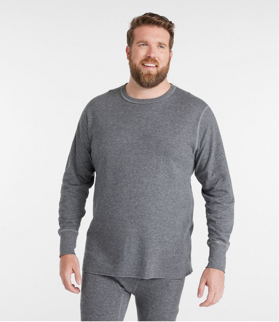 Men's Double-Layer Underwear, Crewneck L.L.Bean Top Pick