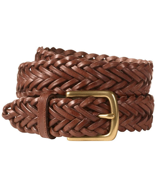 Men's Essential Braided Leather Belt L.L.Bean Featured