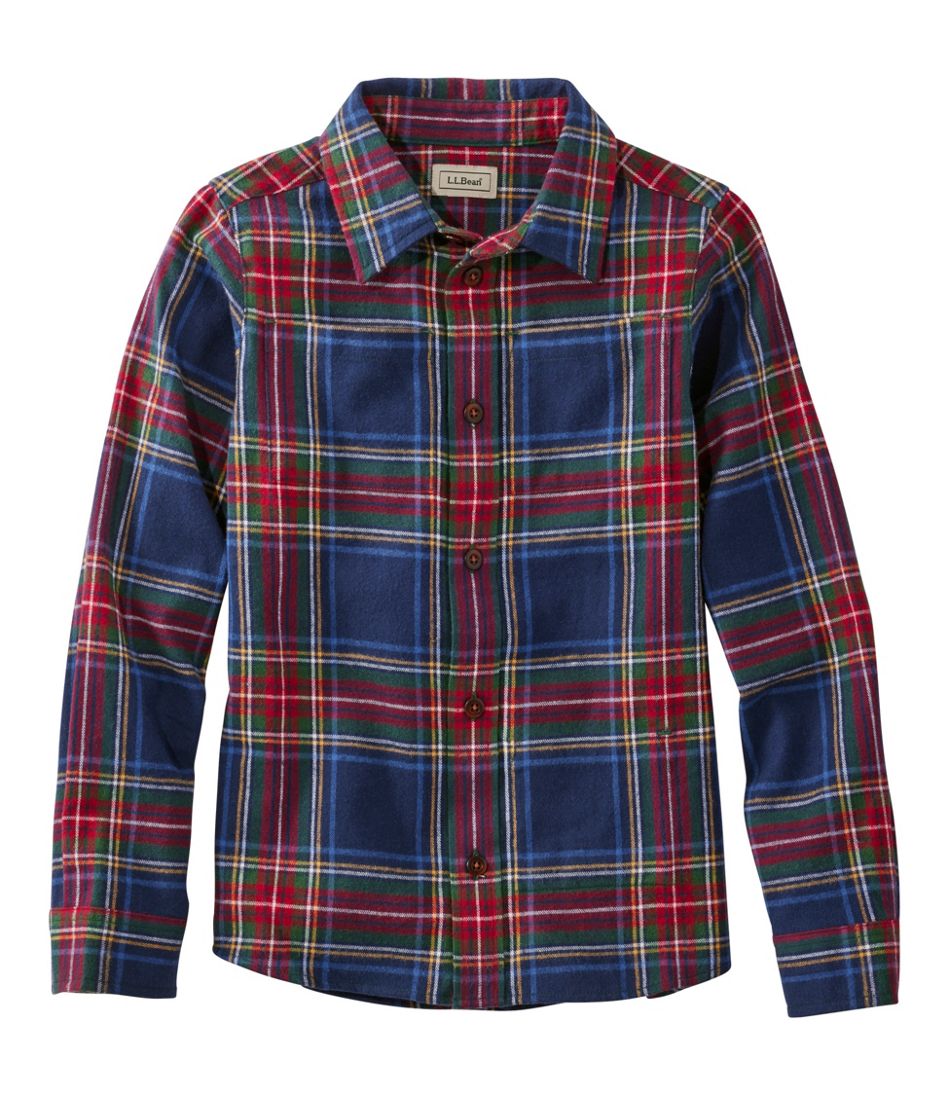 Kids' Scotch Plaid Flannel Shirt L.L.Bean Classic