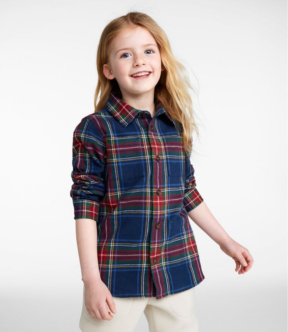 Kids' Scotch Plaid Flannel Shirt L.L.Bean Classic