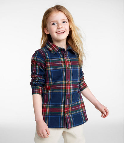 Kids' Scotch Plaid Flannel Shirt L.L.Bean Classic