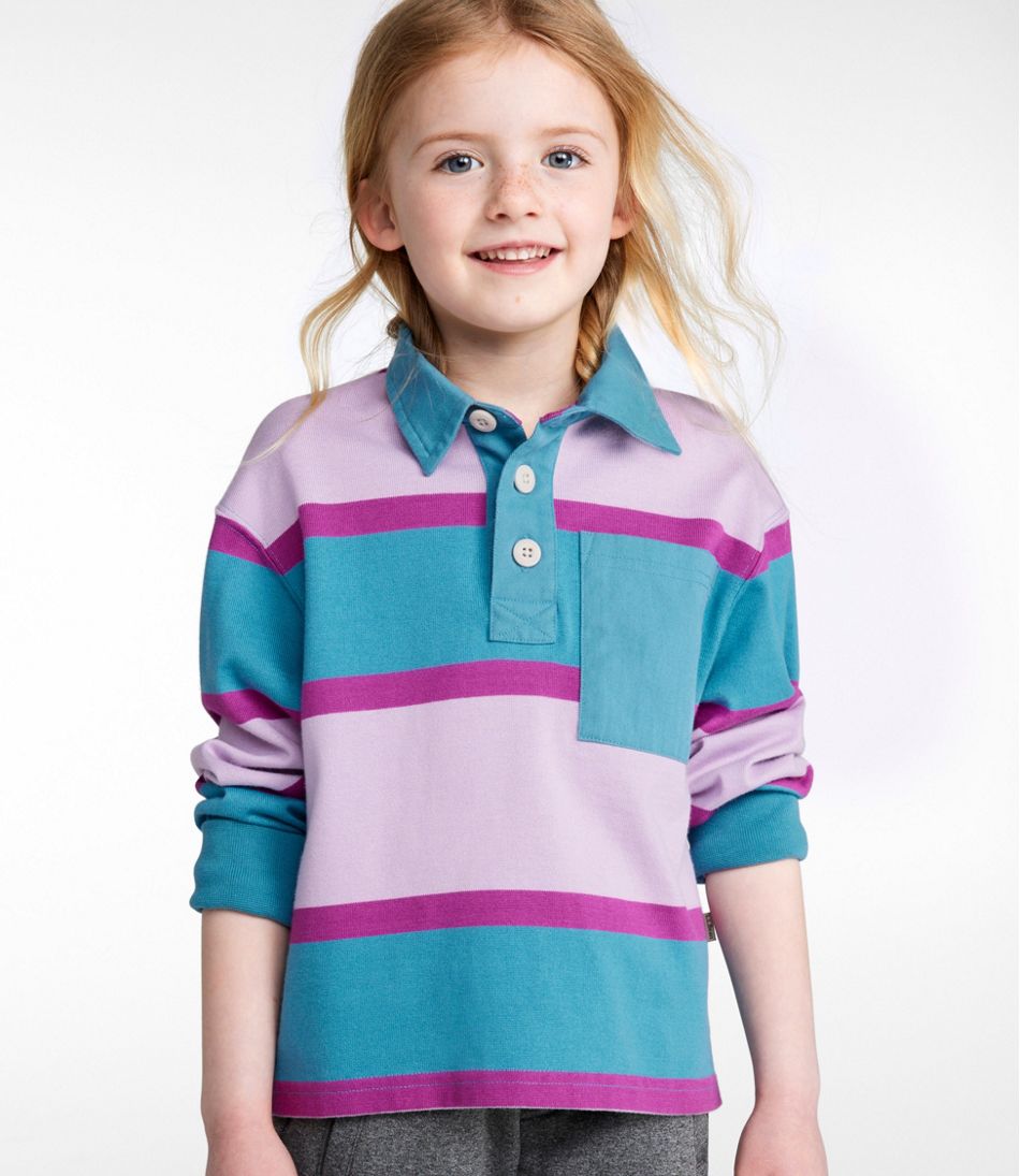 Kids' Striped Rugby Shirt L.L.Bean Value