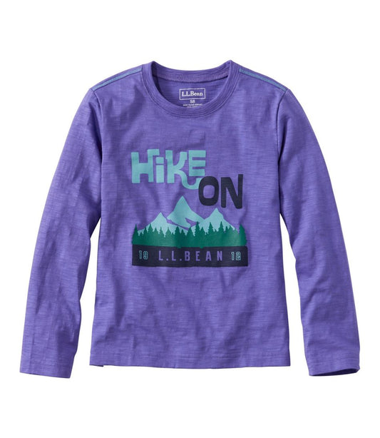 Kids' Graphic Tee, Long-Sleeve Glow-in-the-Dark L.L.Bean New