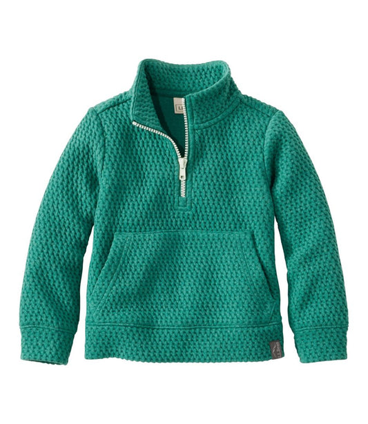 Toddlers' Ridgeknit Pullover, Glow-in-the-Dark Quarter-Zip L.L.Bean Best Seller
