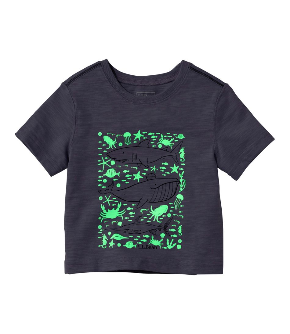 Toddlers' Graphic Tee, Short-Sleeve Glow-In-The-Dark L.L.Bean Trending