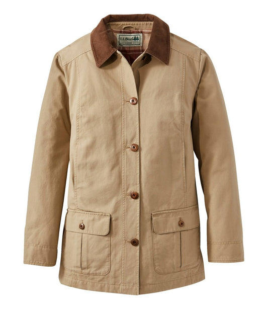 Women's Adirondack Barn Coat, Flannel-Lined L.L.Bean Best Seller
