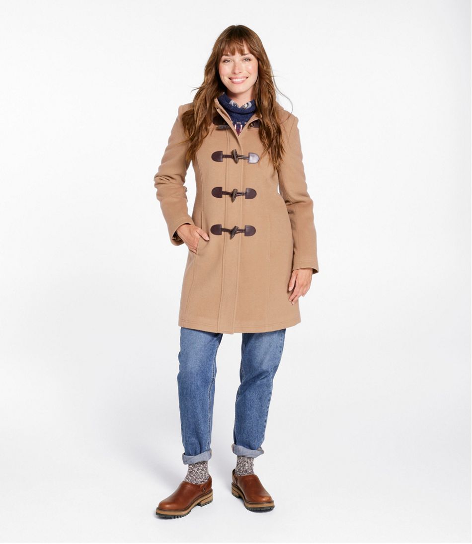 Women's Classic Lambswool Duffel Coat L.L.Bean Classic