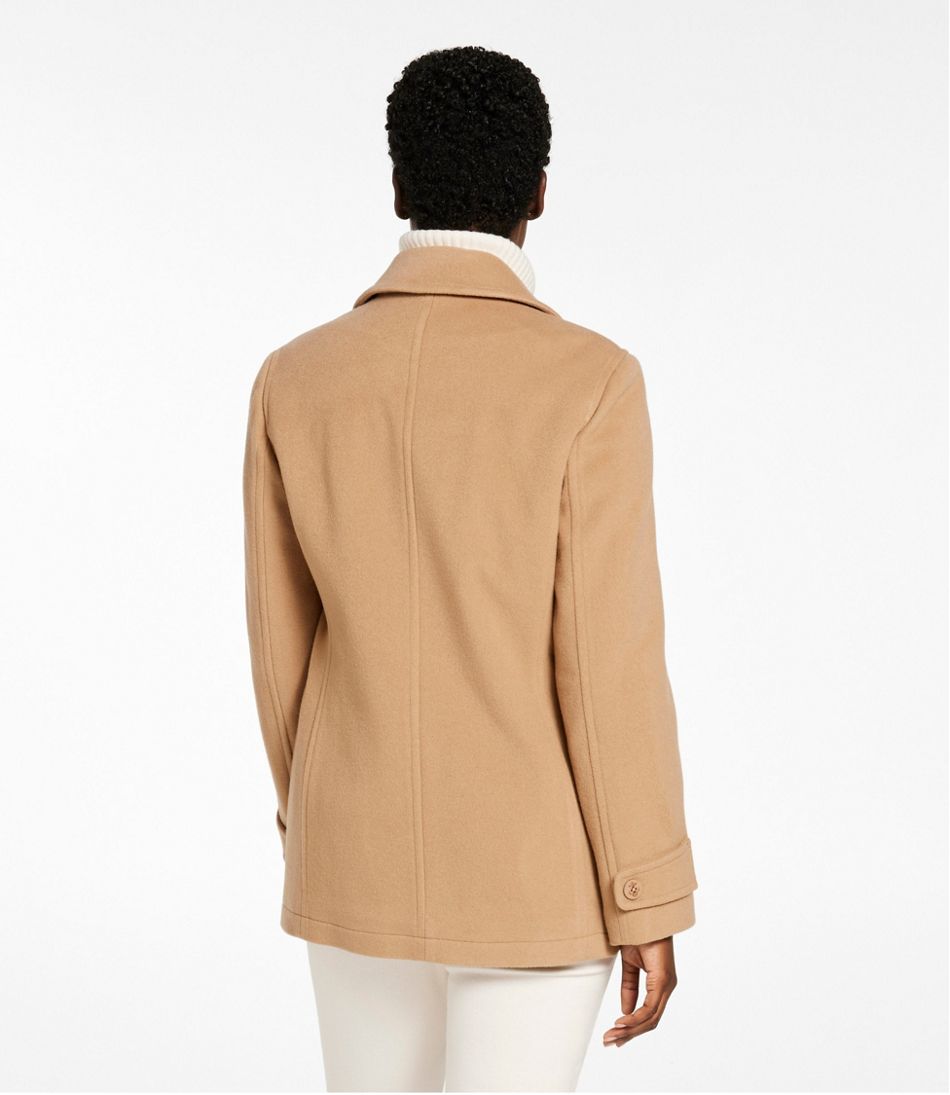 Women's Classic Lambswool Peacoat L.L.Bean New