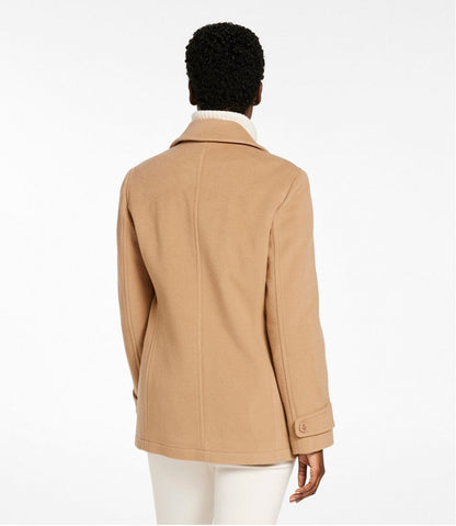 Women's Classic Lambswool Peacoat L.L.Bean New