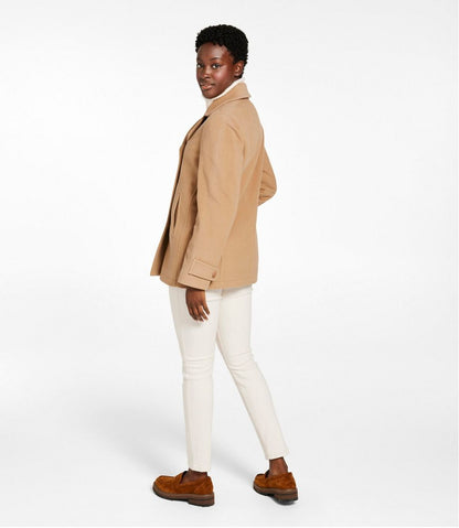 Women's Classic Lambswool Peacoat L.L.Bean New