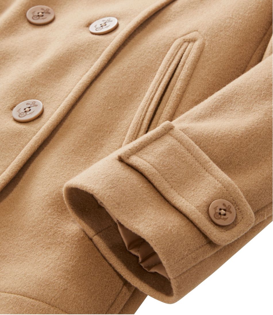 Women's Classic Lambswool Peacoat L.L.Bean New