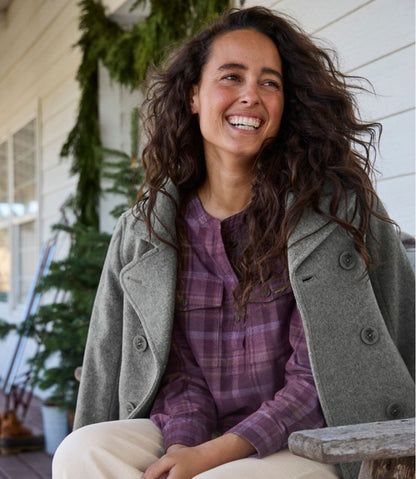 Women's Classic Lambswool Peacoat L.L.Bean New