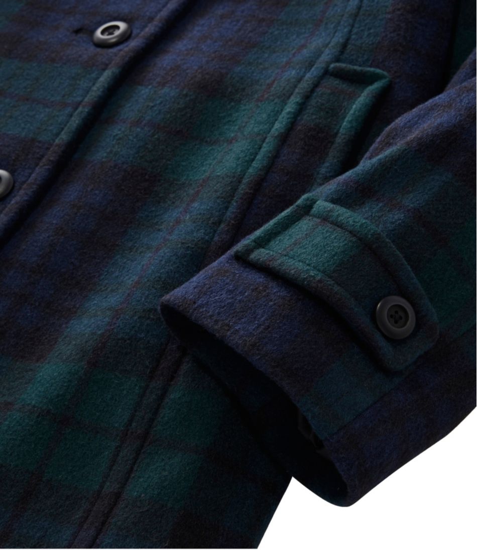 Women's Classic Lambswool Polo Coat, Three-Quarter, Pattern L.L.Bean Classic