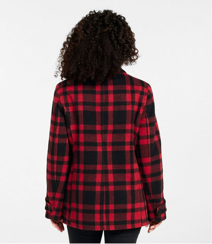 Women's Classic Lambswool Peacoat, Pattern L.L.Bean Essential