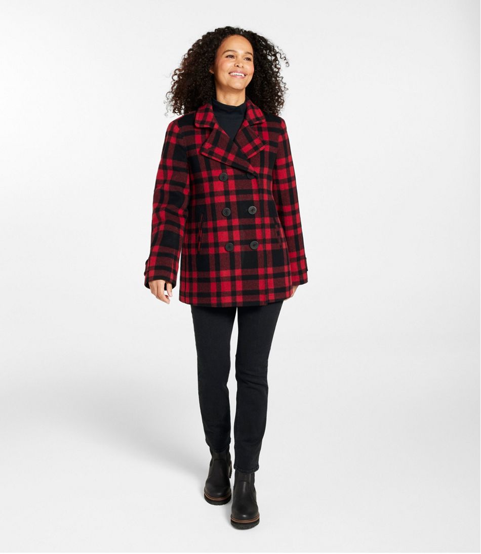 Women's Classic Lambswool Peacoat, Pattern L.L.Bean Essential