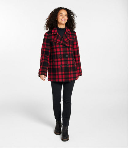 Women's Classic Lambswool Peacoat, Pattern L.L.Bean Essential