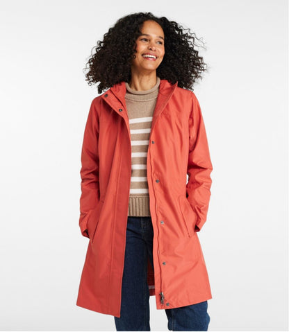 Women's H2OFF Raincoat, PrimaLoft-Lined L.L.Bean New