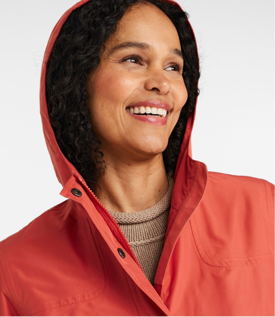 Women's H2OFF Raincoat, PrimaLoft-Lined L.L.Bean New