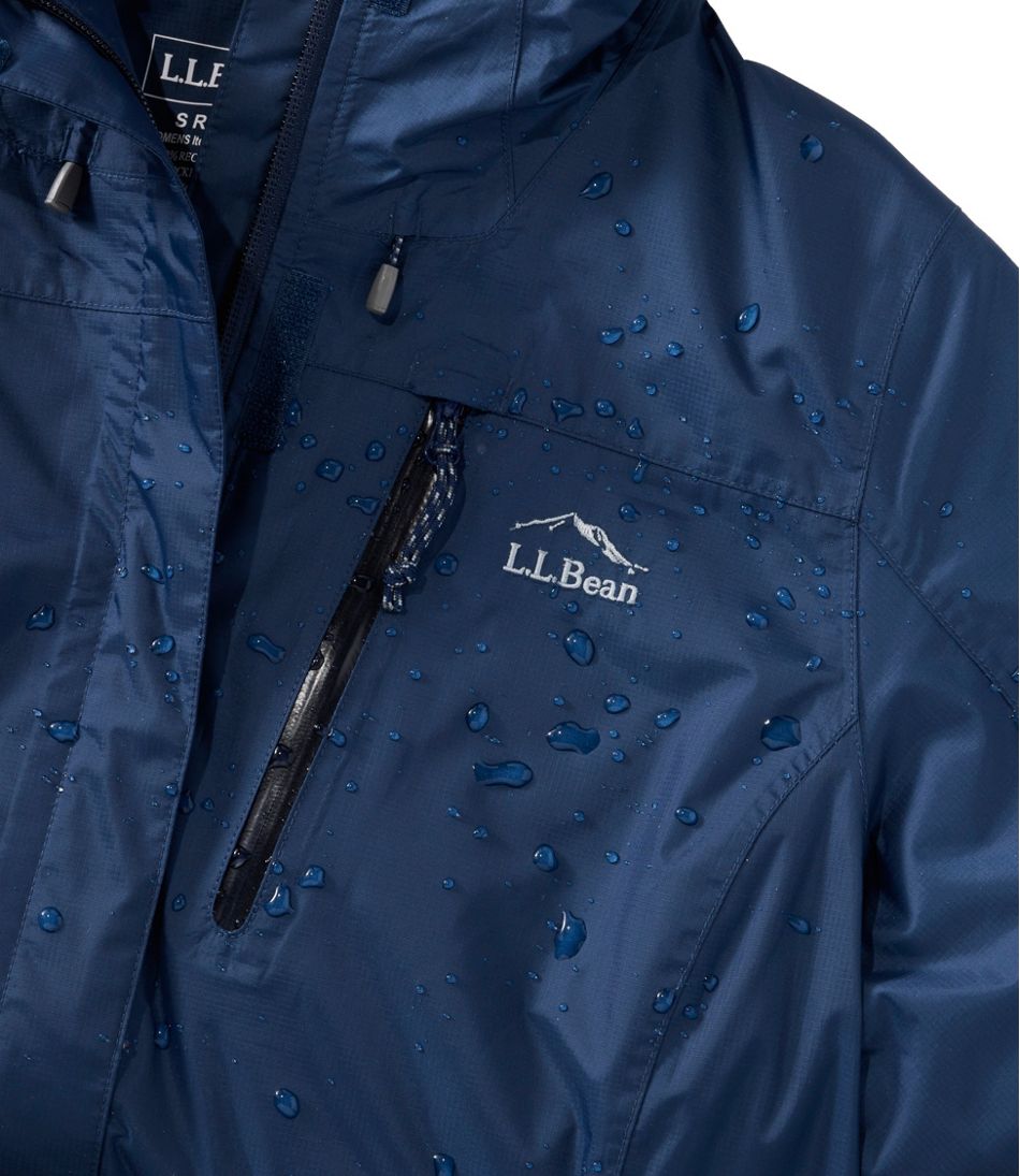 Women's Trail Model Rain Jacket, Fleece-Lined L.L.Bean Premium