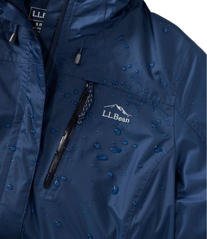 Women's Trail Model Rain Jacket, Fleece-Lined L.L.Bean Premium