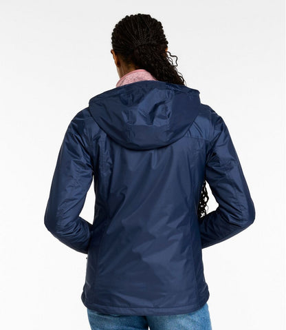 Women's Trail Model Rain Jacket, Fleece-Lined L.L.Bean Premium