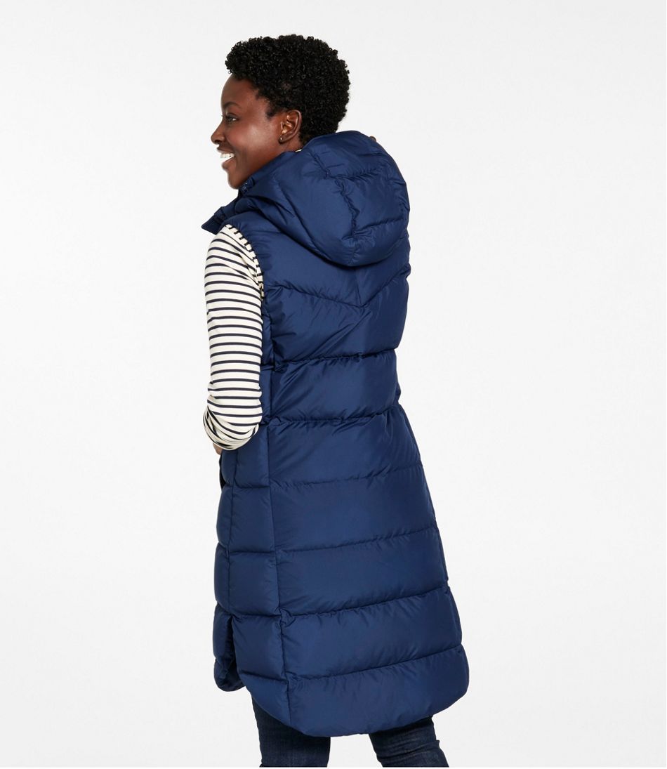 Women's Popham Puffer Long Vest L.L.Bean New